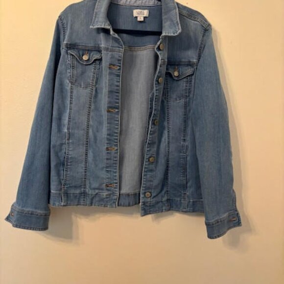 Croft and Barrow Jean Jacket Size XL - Picture 1 of 4